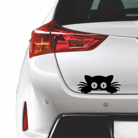 Αυτοκόλλητο αυτοκινήτου - Γατούλα