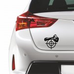 Αυτοκόλλητο αυτοκινήτου - Sniper