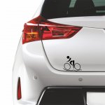 Αυτοκόλλητο αυτοκινήτου - Ποδηλασία