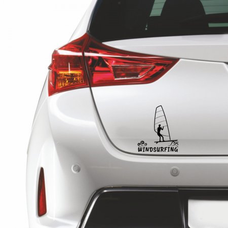 Αυτοκόλλητο αυτοκινήτου - Windsurfing