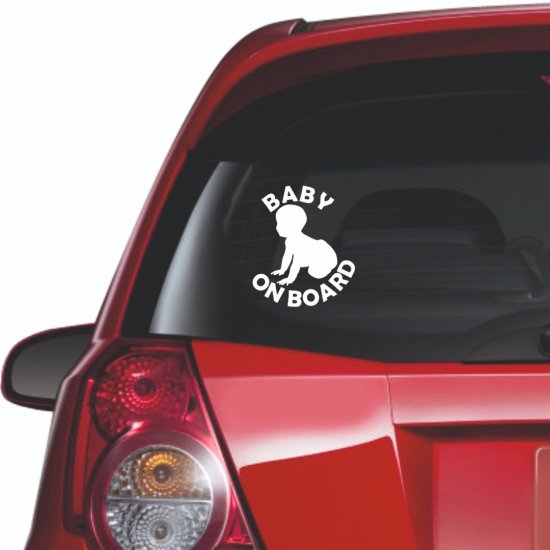 Car Sticker - Kid on board babie 2