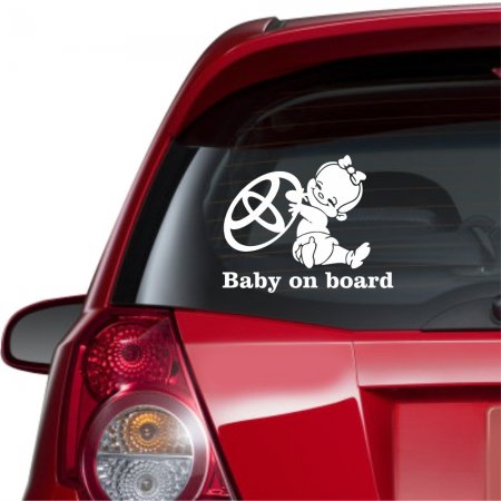 Αυτοκόλλητο αυτοκινήτου - Toyota Baby on my Board