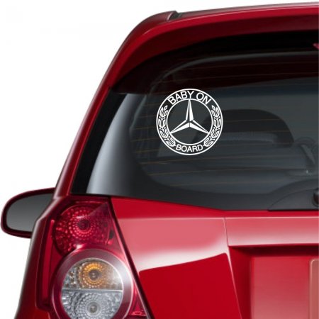 Αυτοκόλλητο αυτοκινήτου - Mercedes Baby on Board