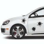 Car Sticker - Splash (3 pices set)