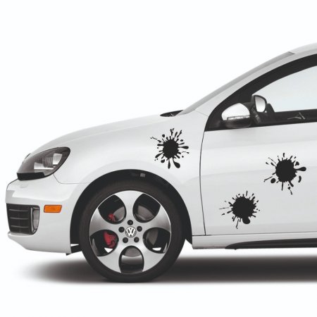 Αυτοκόλλητο αυτοκινήτου - Splash (Set 3 τεμάχια)