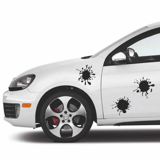 Car Sticker - Splash (3 pices set)
