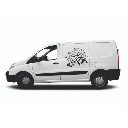 Αυτοκόλλητο αυτοκινήτου - Πυξίδα