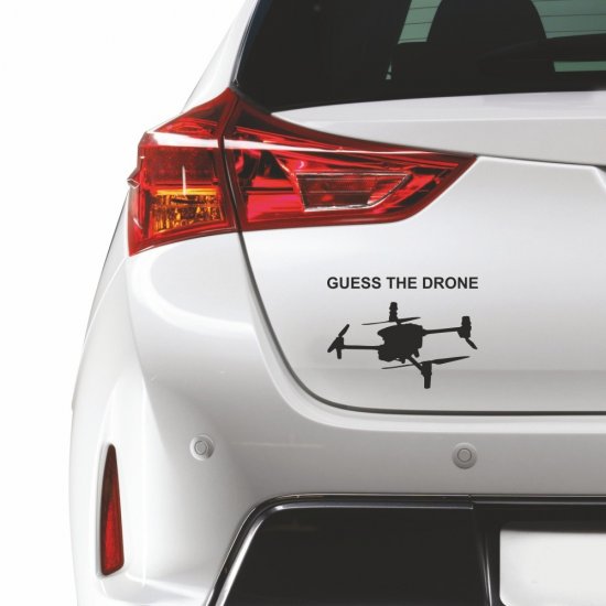 Αυτοκόλλητο αυτοκινήτου - Guess the drone
