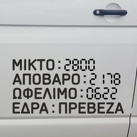 Αυτοκόλλητο αυτοκινήτου - Μικτό, απόβαρο, ωφέλιμο, έδρα