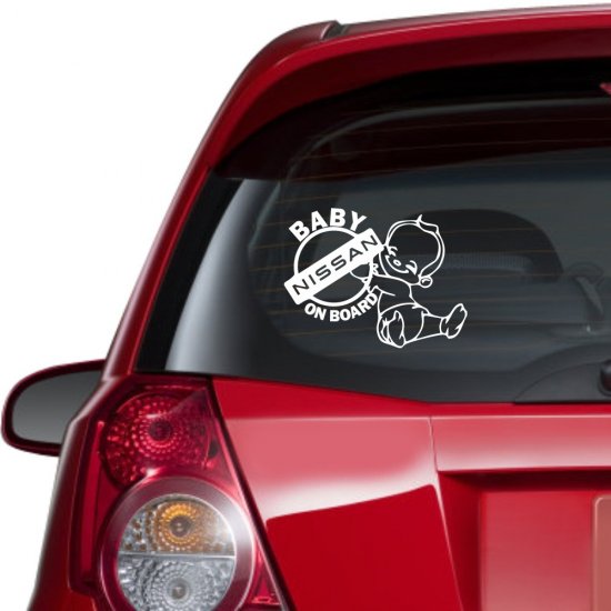 Αυτοκόλλητο αυτοκινήτου - Nissan Baby on Board Αυτοκόλλητο αυτοκινήτου - Nissan Baby on Board