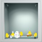 Αυτοκόλλητο Βιτρίνας - Κοτοπουλάκια