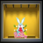 Αυτοκόλλητο Βιτρίνας - Πασχαλινό 131