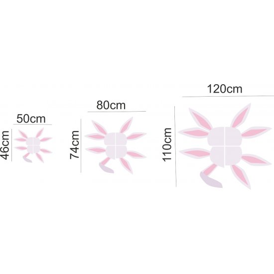 Αυτοκόλλητο Βιτρίνας - Λαγουδάκια (Σετ 4 τεμάχια)