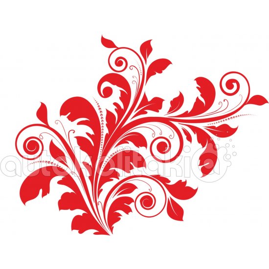 Αυτοκόλλητο τοίχου - Λουλούδι