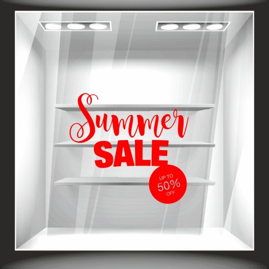 Αυτοκόλλητο εκπτώσεων - Summer Sale 23