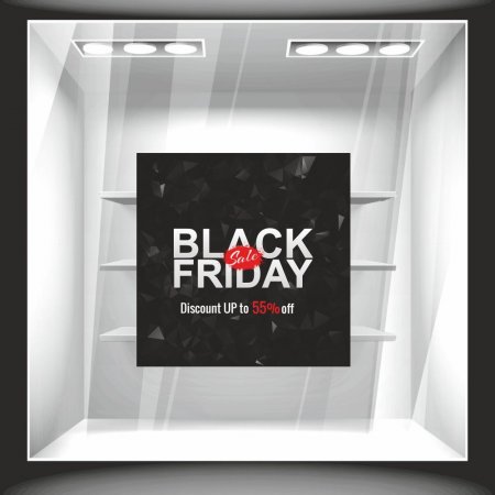 Αυτοκόλλητο Εκπτώσεων - Black Friday 89