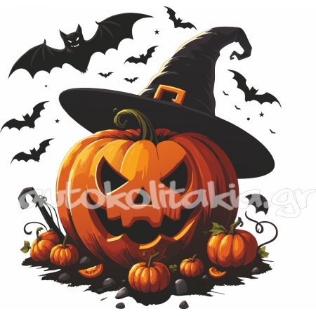 Αυτοκόλλητο βιτρίνας - Halloween 10