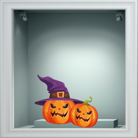 Αυτοκόλλητο βιτρίνας - Halloween 15