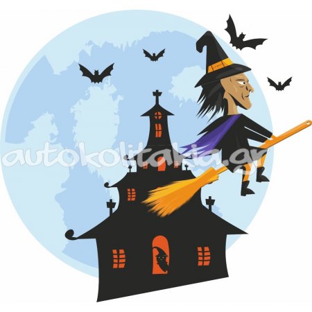 Αυτοκόλλητο βιτρίνας - Halloween 16