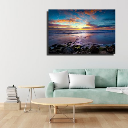 Πίνακας - Παραλία Σούρουπο