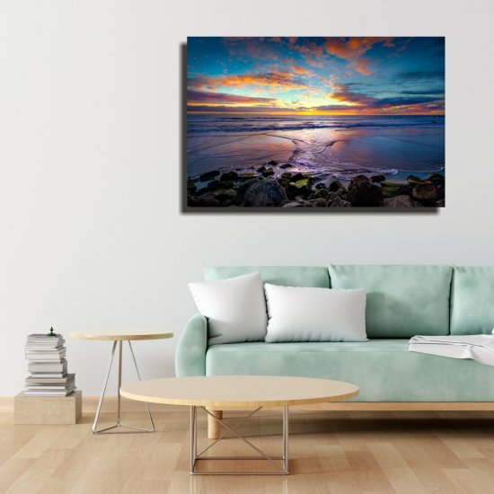 Πίνακας - Παραλία Σούρουπο