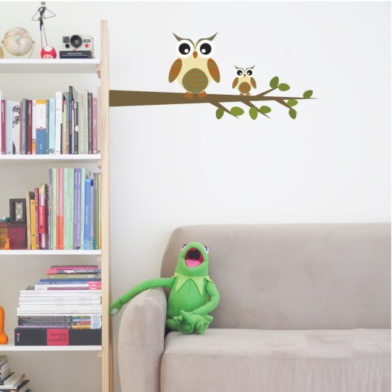 Children's Wall Sticker - Owl on branch