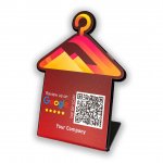 Nfc Tap Or scan QR Code επιτραπέζιo σταντ αξιολογήσεων Google - Καταστήματα