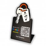 Nfc Tap Or scan QR Code επιτραπέζιo σταντ αξιολογήσεων Google - Κλειδαράς