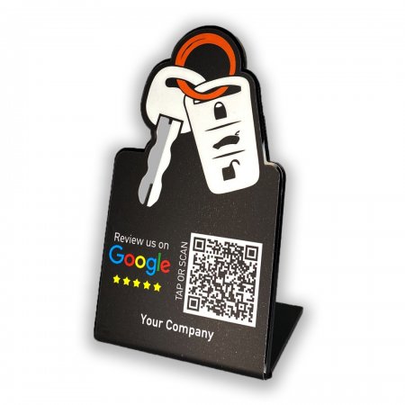 Nfc Tap Or scan QR Code επιτραπέζιo σταντ αξιολογήσεων Google - Κλειδαράς