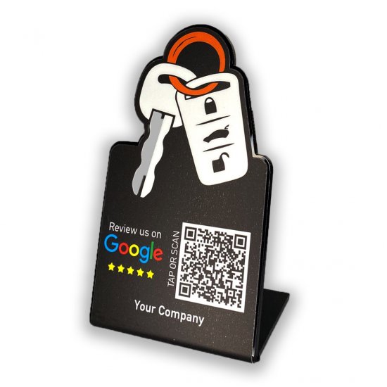 Nfc Tap Or scan QR Code επιτραπέζιo σταντ αξιολογήσεων Google - Κλειδαράς