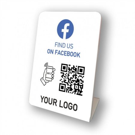 Nfc Tap Or scan QR Code επιτραπέζιo σταντ βρείτε μας στο Facebook Nfc Tap Or scan QR Code επιτραπέζιo σταντ βρείτε μας στο Facebook