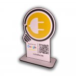 Nfc Tap Or scan QR Code επιτραπέζιo σταντ αξιολογήσεων Google - Εστιατόρια