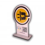 Nfc Tap Or scan QR Code επιτραπέζιo σταντ αξιολογήσεων Google - Εστιατόρια