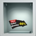 Αυτοκόλλητο Εκπτώσεων - Cyber Monday 8
