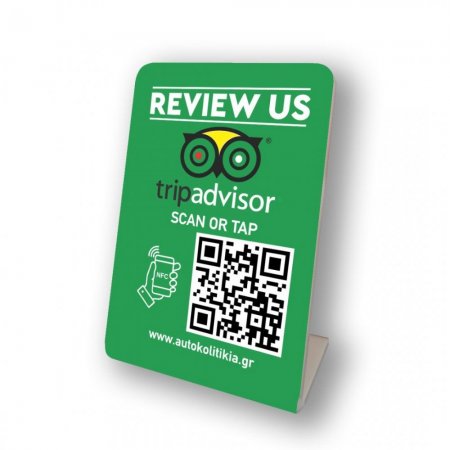 Nfc Tap Or scan QR Code επιτραπέζιo σταντ αξιολογήσεων Tripadvisor Nfc Tap Or scan QR Code επιτραπέζιo σταντ αξιολογήσεων Tripadvisor
