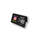 Nfc Tap Or scan QR Code επιτραπέζιo σταντ αξιολογήσεων Instagram διπλής όψης