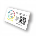Nfc Tap Or scan QR Code επιτραπέζιo σταντ αξιολογήσεων Google διπλής όψης
