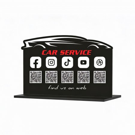 Scan QR Code επιτραπέζιo σταντ πολλαπλών καναλιών