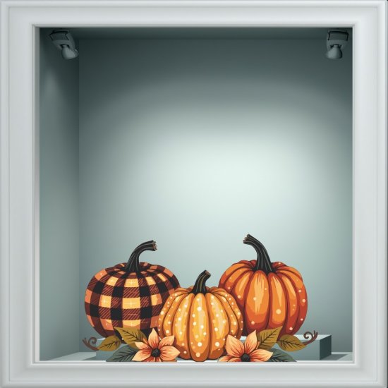 Αυτοκόλλητο βιτρίνας - Φθινιπωρινό 40