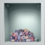 Αυτοκόλλητο Εκπτώσεων - Black Friday 
