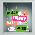 Αυτοκόλλητο Εκπτώσεων - Black Friday  111