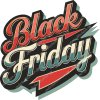 Αυτοκόλλητο Εκπτώσεων - Black Friday  112
