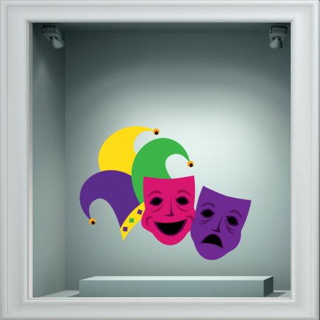 Αποκριάτικο Αυτοκόλλητο - Αποκριάτικο 33