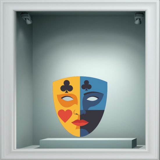 Αποκριάτικο Αυτοκόλλητο - Αποκριάτικο 35