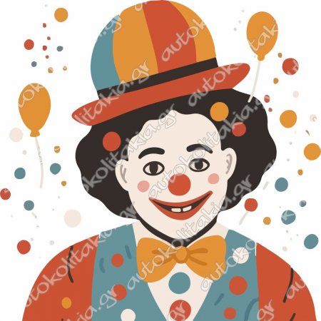 Αποκριάτικο Αυτοκόλλητο - Καλές Αποκριές 42