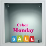 Αυτοκόλλητο Εκπτώσεων - Cyber Monday 3