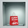 Αυτοκόλλητο Εκπτώσεων - Cyber Monday 4