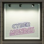 Αυτοκόλλητο Εκπτώσεων - Cyber Monday 9