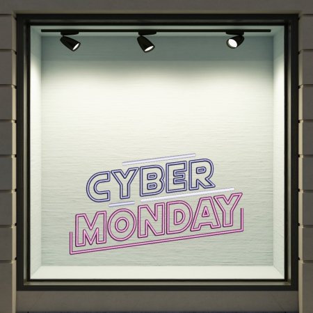 Αυτοκόλλητο Εκπτώσεων - Cyber Monday 9