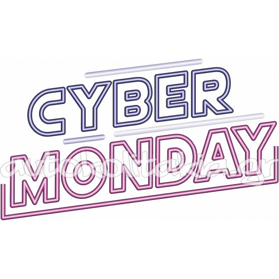 Αυτοκόλλητο Εκπτώσεων - Cyber Monday 9